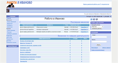 Desktop Screenshot of ivanovo.jobreg.ru